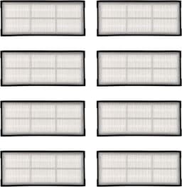 (8 Stuks) HEPA Filter gescht voor Roborock S7 S7+ S7 MaxV S7 MaxV Plus S7 MaxV Ultra S8 Pro Ultra S8 S8+, Robot Stofzuiger Filter Accessoire Kit, Vervangende Onderdelen 8 Filters — thumbnail 1