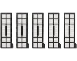 PromoHome Vervangingsfilterset HEPA Filters 5-stuks voor Robotstofzuigers - Compatibel met Diverse Merken - Hoogwaardige Luchtfiltering - Milieuvriendelijk Materiaal
