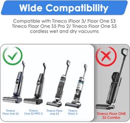 4-delige HEPA Filterset - Geschikt voor Tineco iFloor 3/Floor One S3/S5/S5 Pro 2 Draadloze Stofzuigers — thumbnail 2