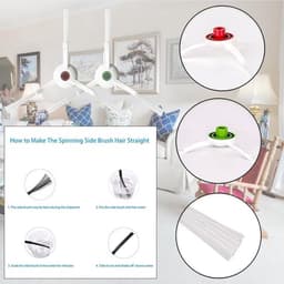 Reserveonderdelen Accessoires geschikt voor Ecovacs Deebot T20 OMNI / T20e OMNI Stofzuiger, 1 Hoofdborstel, 4 HEPA-filters, 4 Poetsdoeken, 4 Stofzakken, 8 Zijborstels, 1 Reinigingsborstel — thumbnail 3