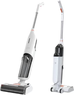 Snoerloze Stokstofzuiger - Elektrische Mop - Snoerloze Stofzuiger - Elektrische Vloerreiniger - Stofzuiger - Stokstofzuigers - Stofzuiger - 5500Pa Zuigkracht - 1 Min Zelfreiniging, met Grote Dubbele Watertank — thumbnail 1