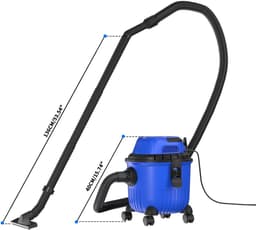 Nat- en Droogstofzuiger - 3 in 1 - Krachtige 5000W Lichtgewicht Zakloze Stofzuiger voor Vloer en Tapijt - 15L 35KPA — thumbnail 5