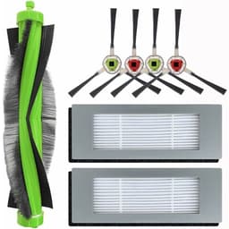 Geschikt voor Vervangende schoonmaakaccessoireset voor Irobot Roomba Combo 113 R113840 stofzuiger, veegrobot reserveonderdelen, 1 rolborstel + 2 filters + 4 zijborstels — thumbnail 5