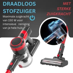 Kruimeldief Best Verkocht - Kruimeldief Snoerloos - Handstofzuiger Draadloos - Handstofzuiger 4 In 1 - Steelstofzuiger - Steelstofzuiger Draadloos - Steelstofzuiger Zonder Zak Op Accu - Twee Snelheidsstanden - Krachtige Zuigkracht — thumbnail 2