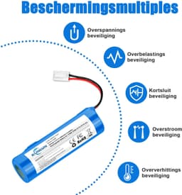 Stofzuigeraccu - 3,7 V - 3500 mAh - Li-Ion — thumbnail 5