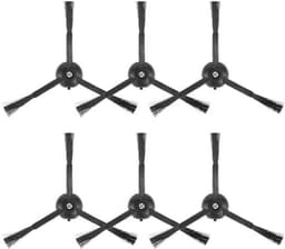Zijborstels 6 Stuks - Compatibel met Roborock Q5 Max+, S8 MaxV Ultra, Q5 Pro - Q8 Max+ - Q Revo - Qrevo Pro - Qrevo S - Qrevo Slim - Qrevo Master - Stofzuigerborstels — thumbnail 1