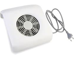 Nagelstofzuiger - Nail Dust Collector - Nagelstof Afzuigen - No-Noise Borstelmotor - 23W - Wit