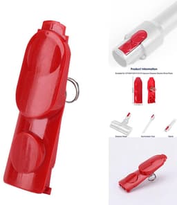 Dailygoods- Hoofdclip Duurzaam - Tab-knop - Vervanging - Eenvoudig te installeren - ABS - Geschikt voor V6/V7/V8/V11/V15 Stofzuiger - Stofzuigeronderdeel — thumbnail 4