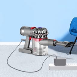 Loha party® Oplader Geschikt voor Dyson V6 V7 V8 - Oplader -Stofzuiger Oplader- Kabel 1,8 m - Stofzuiger Stroomadapter - Voor Dyson Steelstofzuigers — thumbnail 5