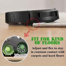 Hoofdborstels/rubberen borstels Geschikt voor iRobot Roomba i7, 4 paar — thumbnail 4
