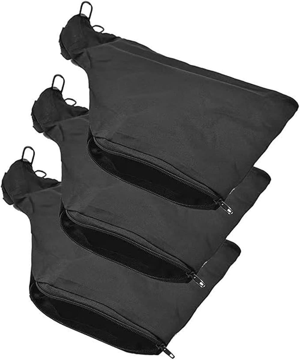 Zaagselzakken - Stofzakken - Werkplaats Schoon - Duurzaam Nylon - 3 Stuks - Zwart — afbeelding 1
