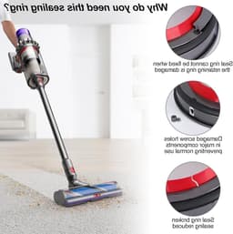 Verbeterde afdichtring voor stofcontainer, vervangonderdelen voor stofzuigers, geschikt voor Dyson V11 en V15 — thumbnail 2