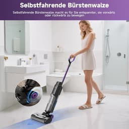 Snoerloze Stofzuiger - Vloerreiniger - Vloeren Schoonmaken - 3-in-1 Functionaliteit - 6.88 kg - Zwart — thumbnail 4