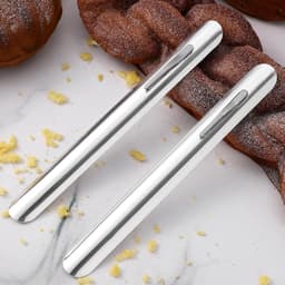 Kruimelveger 5-delig - Tafelreiniger - Snel Tafel Schoonmaken - Ergonomisch Handvat - 15 cm - Zilver — thumbnail 5