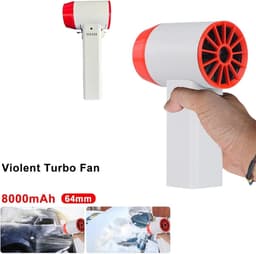 Krachtige Luchtblazer - Turbofan Stuwkracht - Snel Stof Verwijderen - 1600g Blaaskracht - 64MM Motor - One Color — thumbnail 4