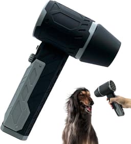 Elektrische Luchtblazer - Draagbare Stofverwijderaar - Auto en Huis Reinigen - Traploze Snelheidsregeling - 4000 mAh Batterij - Zwart — thumbnail 2