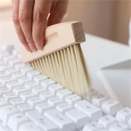 Veegschep Mini set - Bezem stoffer - Bureau reinigen - Draagbaar ontwerp - Compact formaat - Stofpan — thumbnail 2