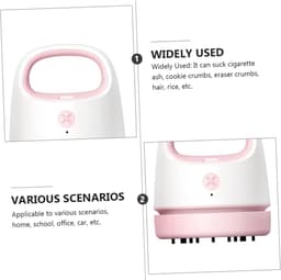 Draagbare Stofzuiger - Mini Cleaner - Bureau Opruimen - USB Oplaadbaar - 9.9 cm - Roze — thumbnail 2