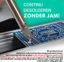 929D-V Elektrische Desoldeerbout: Efficiënt Desolderen Met Korte Laadgreep En Diverse Sproeiers — thumbnail 5