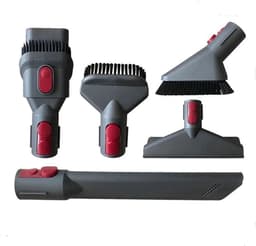 5-delige Elektrische Borstelkop Set - Geschikt voor Dyson V7 V8 V10 V11 V15, Snelloset & Opslagsteun — thumbnail 1