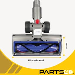 PARTS4® zuigmond elektrisch roterend geschikt voor Dyson met 2 rol-borstels| Passend voor de Dyson V7 / V8 / V10 / V11 / V15 series | Met LED licht, zachte & V-shape rolborstel welke eenvoudig te reinigen is | Alternatief voor 972182-03, 966489-08 — thumbnail 3