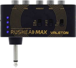 Valeton RH-100 Oplaadbare hoofdtelefoonversterker voor gitaar met drive, effecten en USB-oplaadfunctie — thumbnail 1