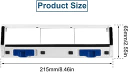Vervangende achterklep - 2 stuks geschikt voor Ecovacs Deebot X2 Omni - X2 - X2 Pro - X2 Combo robotstofzuiger - wasbare - herbruikbare onderdelen — thumbnail 2