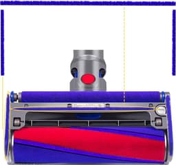 Plus.Parts® Zachte Pluche Strips geschikt voor Dyson Zachte Rolreiniger/Reinigingskop (V6, V7, V8, V10 en V11) - 3 Sets! — thumbnail 2