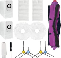 JGS Premium - Vervangend Onderdeel Stofzuiger - Roller Borstel, Zijborstel, Filter, Mop Pad, Stofzak - 13 Stuks - Ultra Reinigingstoebehoren — thumbnail 1