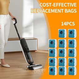 14x Stofzuigerzakken Geschikt voor Samsung Bespoke Jet VCA-ADB95 Clean Station VS20A95923W Reserveonderdelen - Voor VCA-ADB95 Stofzuiger Filter Zakken — thumbnail 2