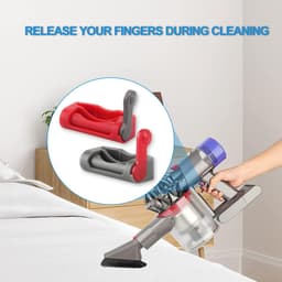 Trigger Lock Geschikt Voor Dyson Aan Uit Knop V15 / V11 / V10 / V8 / V7 / V6 - Schakelaar Vergrendeling - Handige Accessoires En Onderdelen Steelstofzuiger - Handgreep Clip - Vergrendeling Switch Button Trigger - Onderdelen Steelstofzuiger - 2 Stuks — thumbnail 3