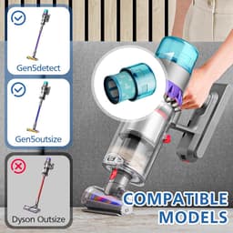 Geschikt voor Vervangend Gen5-filter voor Dyson Gen5detect | Gen5detect Absolute SV23, Dyson Gen5outsize | Gen5outsize Absolute draadloze stofzuiger SV24, filter voor draadloze Gen5-steelstofzuigers, 2-pack-Belle's product — thumbnail 5