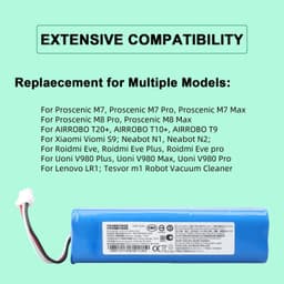 Vervangende Accu voor Robotstofzuigers Proscenic en Xiaomi [14.4V/5600mAh] — thumbnail 5