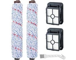 Vervangingsset voor de rolborstel, het multifunctionele borstelfilter en de filtercartridge van de Bissell CrossWave vloerschrobber.