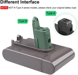 Vervangende Lithium Batterij voor Dyson 22.2V 3500mAh — thumbnail 5
