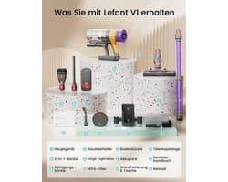 Kruimelzuiger Draadloos Met LED-Display - 40KPA Zuigkracht - 3.4 Kg - Handheld Stofzuiger - Huishoudelijk Apparaat