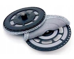 2 x mop pad houder tray ( mop - opzetstuk ) + 2 x mop dweilpads compatibel met Roborock Saros 10R
