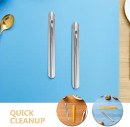 Metaal Kruimelveger - Kruimelreiniger Tafel - Tafels Schoonmaken - Met Pocket Clip - 15 cm - Diverse kleuren — thumbnail 5