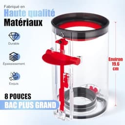 Stofbak + HEPA-filter compatibel met Dyson V11 V15 SV14 SV15 SV22, stofreservoir reserveonderdeel 970050-01/965443-01, 19,6 cm hoog — thumbnail 5