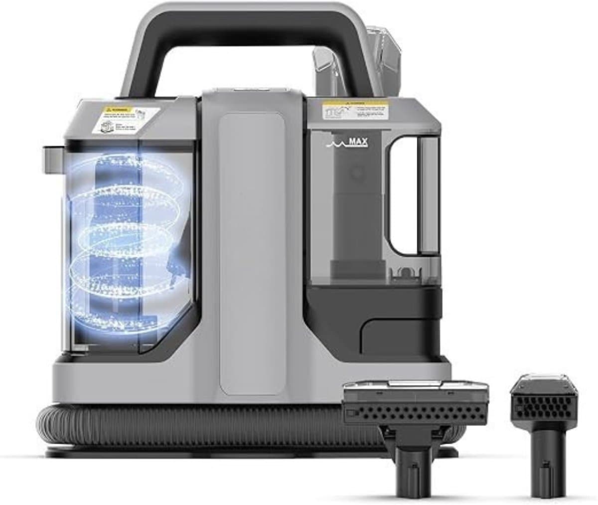 Verte Meubelreiniger - Tapijtreiniger - Vlekverwijderaar - Bankreiniger - Reinigingsmachine - Bekledingsreiniger - 450 W - Grijs — afbeelding 1