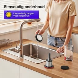Lubluelu G10 Draadloze Steelstofzuiger 40Kpa- 5 in 1 Handstofzuiger - Zelfstaand Design - 45 Min Gebruikstijd - Verwijderbare Batterij- Anti-klit Borstel - HEPA-filter - LED-koplampen — thumbnail 4