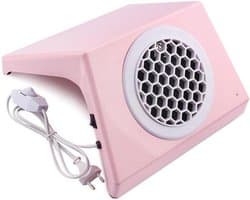 Nailstofzuiger - Nagelstof Afzuiger - Nageldesign - Krachtige Zuigkracht - 100W - Roze