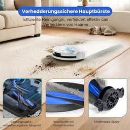 21-delige accessoireset voor Ecovacs Deebot T90 Omni / T90 Pro Omni / X12 Pro Omni robotstofzuiger, 1 hoofdborstel, 6 stofzakken, 2 rolmoppen, 4 filters, 6 zijborstels, 1 reinigingsborstel, 1 schroevendraaier — thumbnail 4