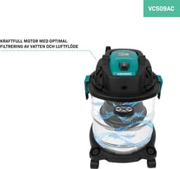 Tapijtreiniger - 1400W Vlekkenreiniger - Nat- en Droogzuiger - Voor Tapijt, Bank, Auto en Bekleding — thumbnail 3
