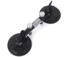 Zuignappen voor glas - Vacuüm lifter - Materiaal verplaatsen - Hoge zuigkracht - 150KG - Zilver