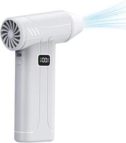 Elektrische Stofblazer - Draagbare Ventilator - Stof Verwijderen - 100.000 RPM - 109 x 38 x 151 cm - Wit — thumbnail 1