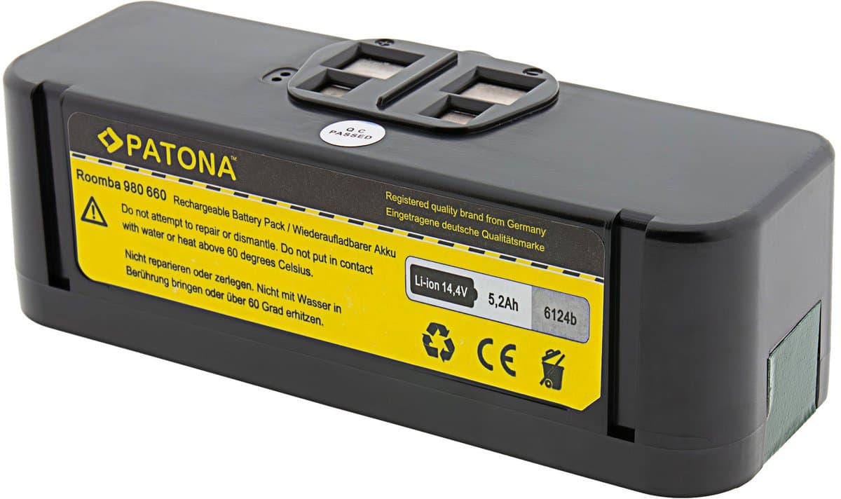 Accu voor Roomba 500 600 700 800 900 serie robotstofzuiger 5200mAh Li-ion 14,4V — afbeelding 1