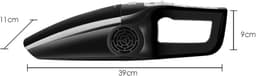 Mini Stofzuiger - Handstofzuiger Auto - Auto Interieur Reinigen - Nat En Droog Gebruik - 900 Gram - Zwart — thumbnail 5
