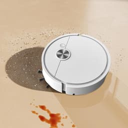 Tafelstofzuiger Robot - Kruimelzuiger Bureau - Bureau Schoonhouden - Intelligente Navigatie - 27.5 cm Lengte - Wit — thumbnail 3