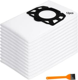 12 Stofzuigerzakken voor Karcher WD4 WD5 WD6 WD5P WD6P MV4 MV5 MV6 – 2.863-314.0 Vervanging – Nat en Droog — thumbnail 1